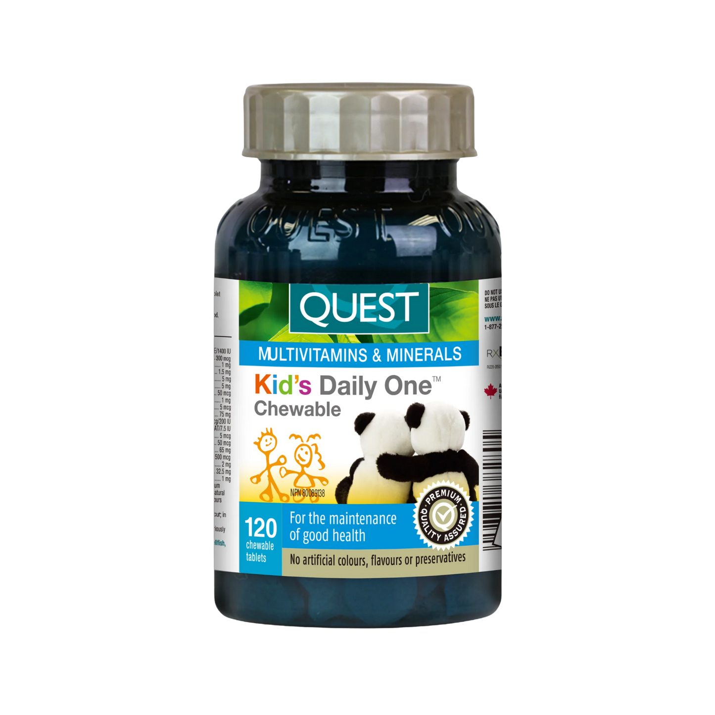 Quest Kids Daily One Chewable 120 Tablets