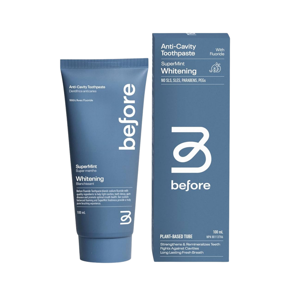 Before Super Mint Whitening Toothpaste with Fluoride 100 mL