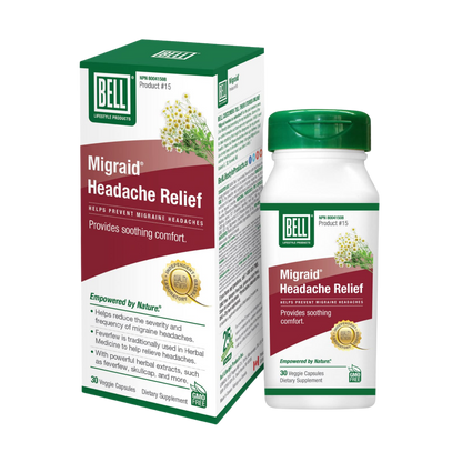 Bell Migraine Headache Relief 30 Capsules