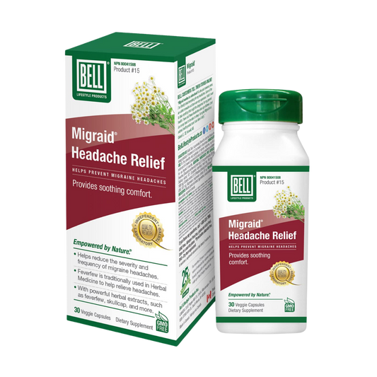 Bell Migraine Headache Relief 30 Capsules