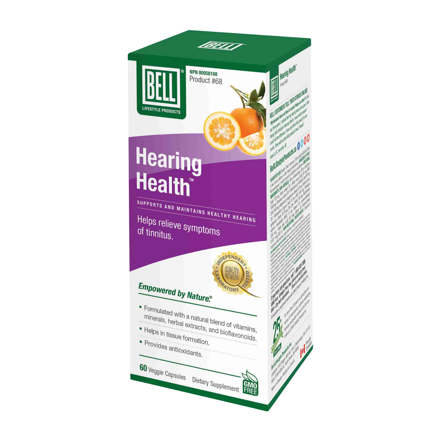 Bell Hearing Health 60 Veggie Capsules