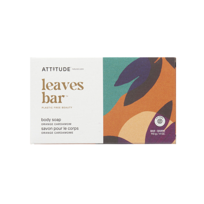 Attitude LEAVS Bar Body Soap Orange Cardamom