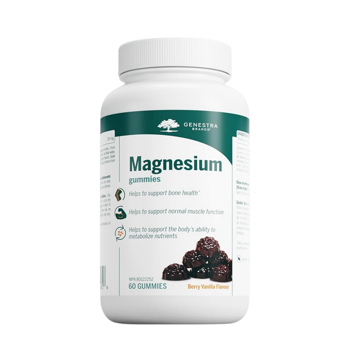 Genestra Magnesium Gummies Berry Vanilla 60 Gummies