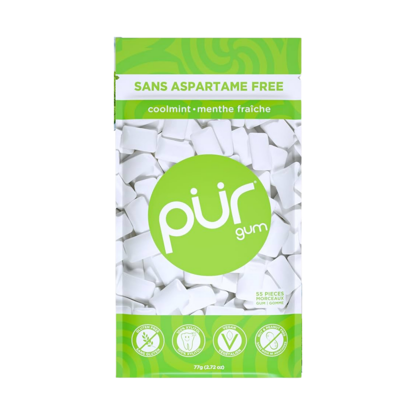 PUR Gum Cool Mint 55 Pieces