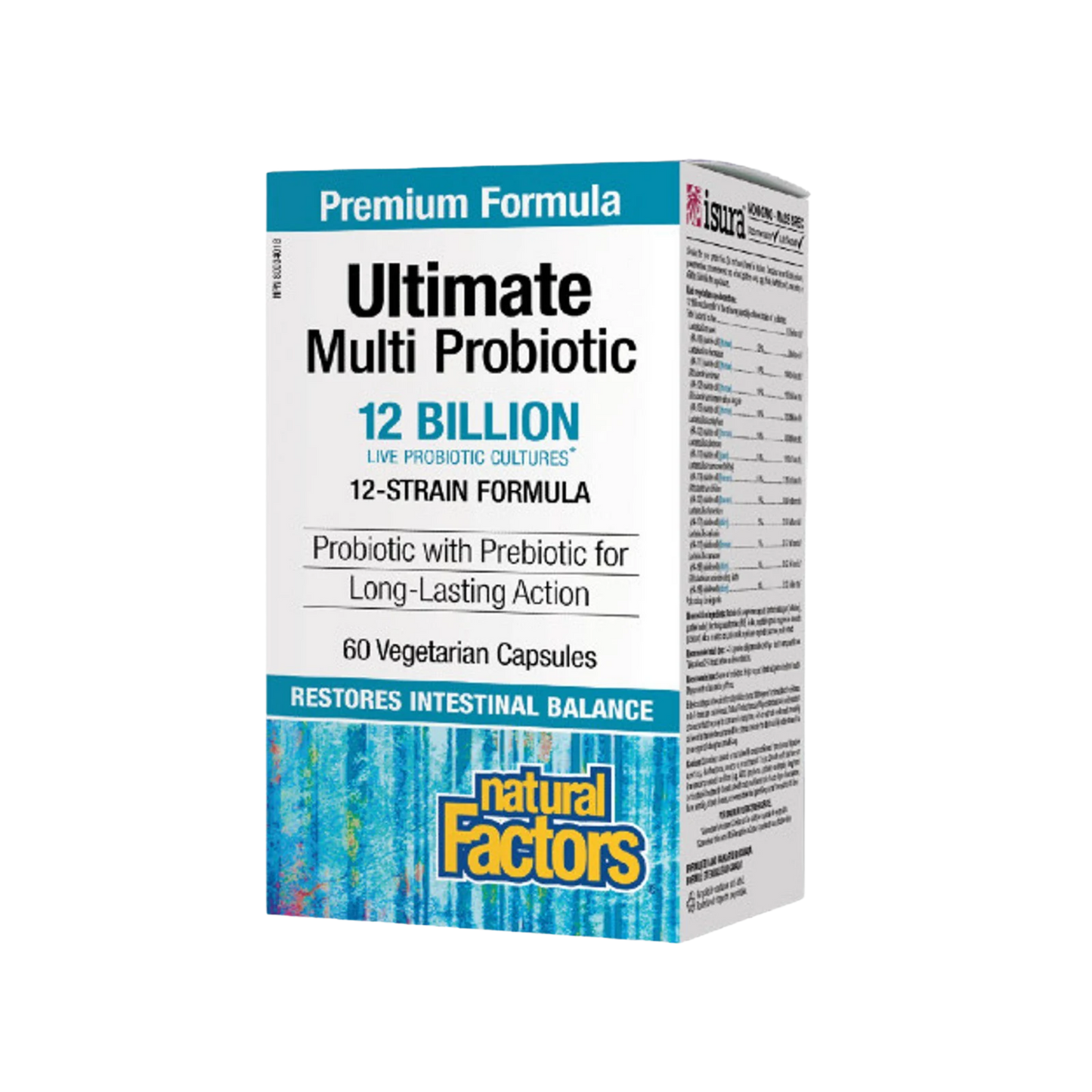 Natural Factors Ultimate Multi-Probiotic 12 Billion 60 Capsules