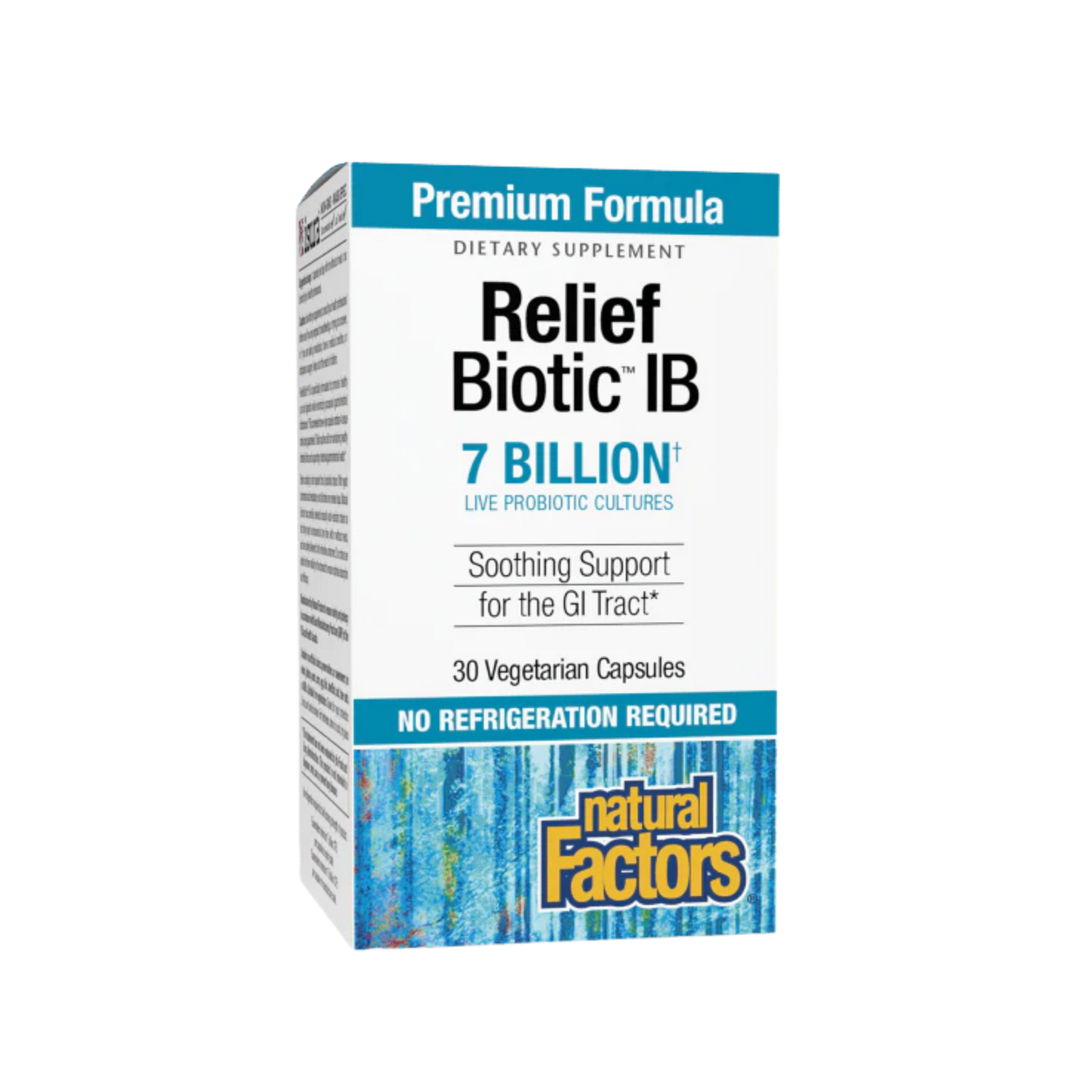 Natural Factors IBS Relief Biotics 7 Billion 30 Capsules