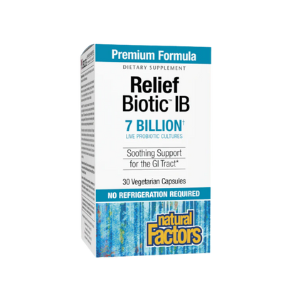 Natural Factors IBS Relief Biotics 7 Billion 30 Capsules