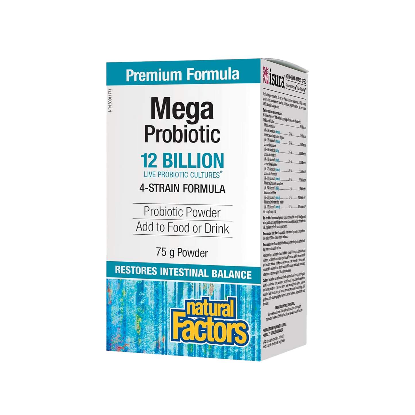 Natural Factors Mega Probiotic 12 Billion Powder 75 g