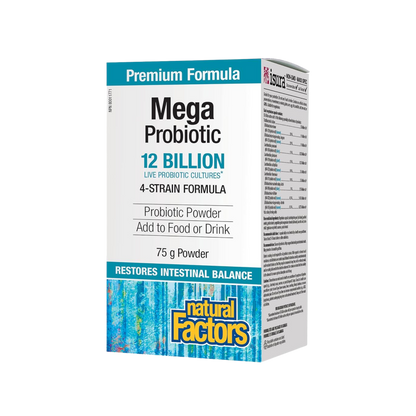 Natural Factors Mega Probiotic 12 Billion Powder 75 g