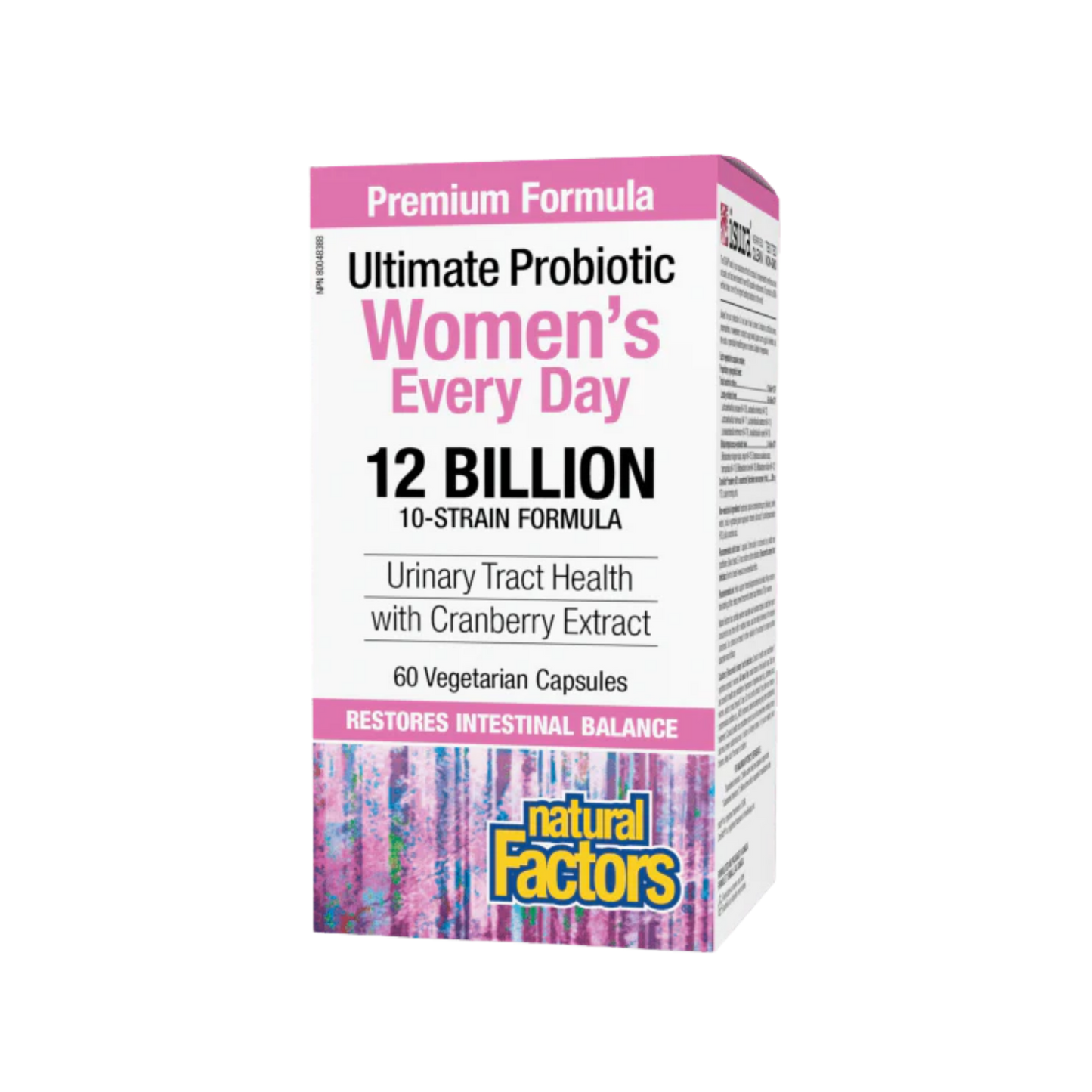 Natural Factors Ultimate Probiotic Womens Everyday 12 Billion 120 Capsules
