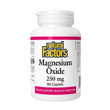 Natural Factors Magnesium Oxide 250 mg 90 Capsules