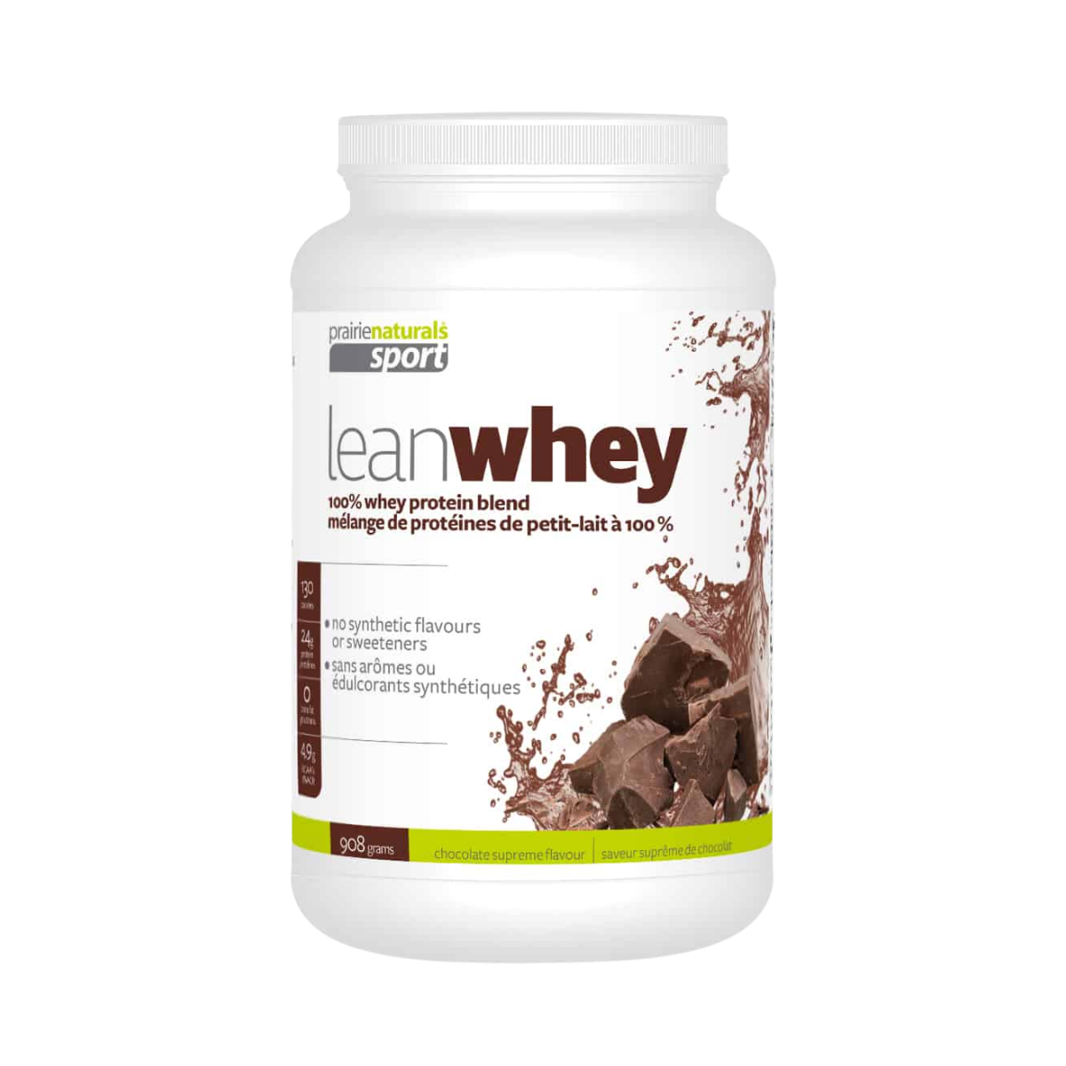 Prairie Naturals Sport Lean Whey Chocolate Supreme 908 g