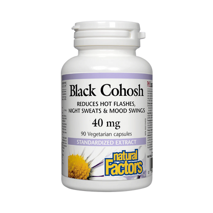 Natural Factors Black Cohosh 40mg 90 Capsules