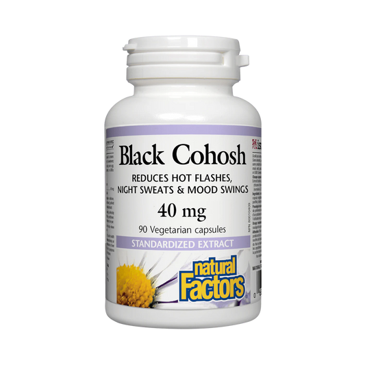 Natural Factors Black Cohosh 40mg 90 Capsules