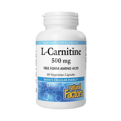 Natural Factors L-Carnitine 500mg 60 Capsules