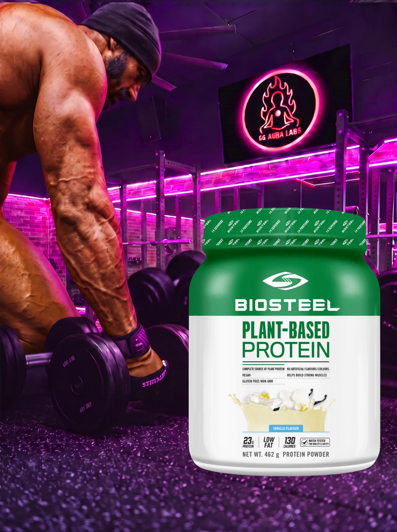 BioSteel Plant-Based Protein Vanilla 462 g