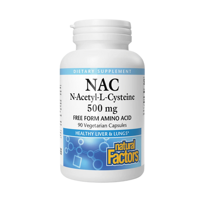 Natural Factors NAC 500 mg 90 Capsules
