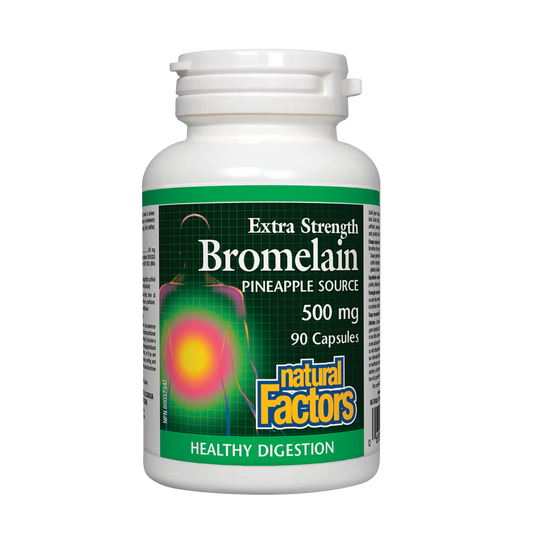 Natural Factors Ultra Strength Bromelain 500mg 180 Capsules