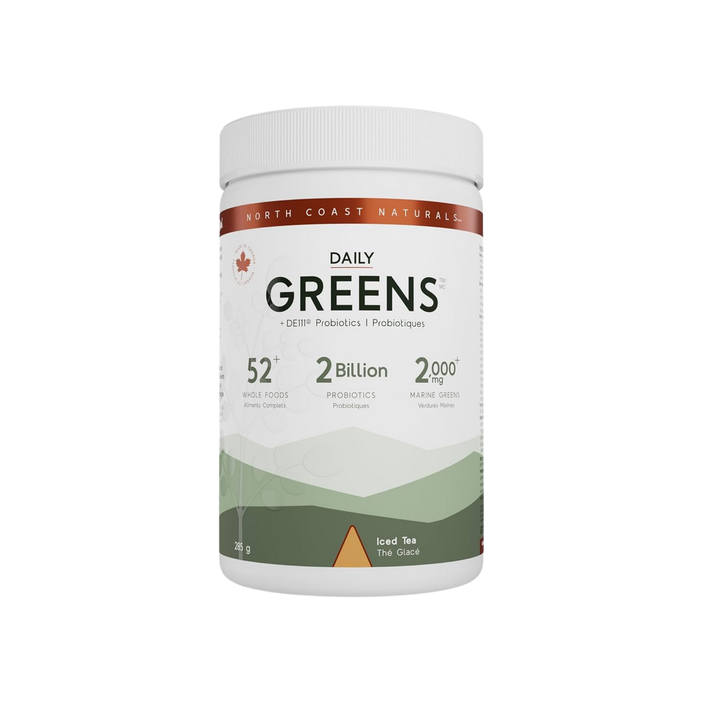 North Coast Naturals Daily Greens Iced Tea 285 g