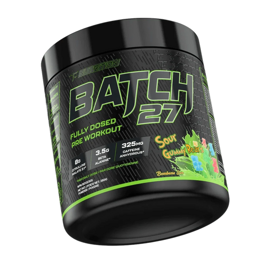 TC Nutrition Batch 27 Sour Gummy Bears Pre-Workout 380 g