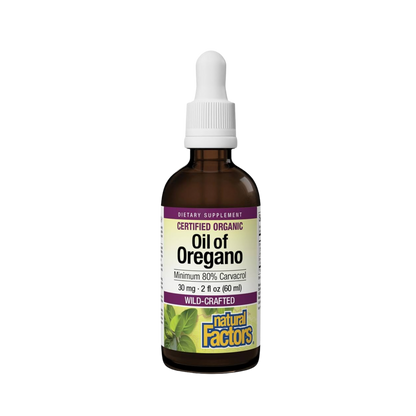 Natural Factors Oil of Oregano Liquid 60 mL