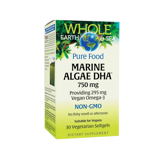Whole Earth & Sea Marine DHA 30 Softgels