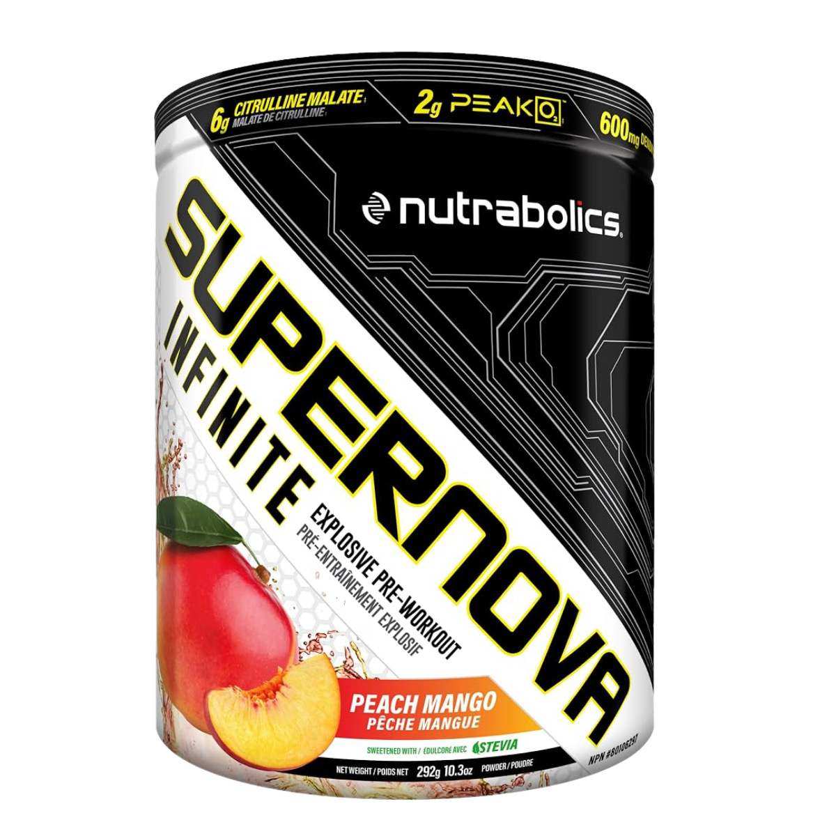 Nutrabolics Supernova Infinite Pre-Workout Peach Mango
