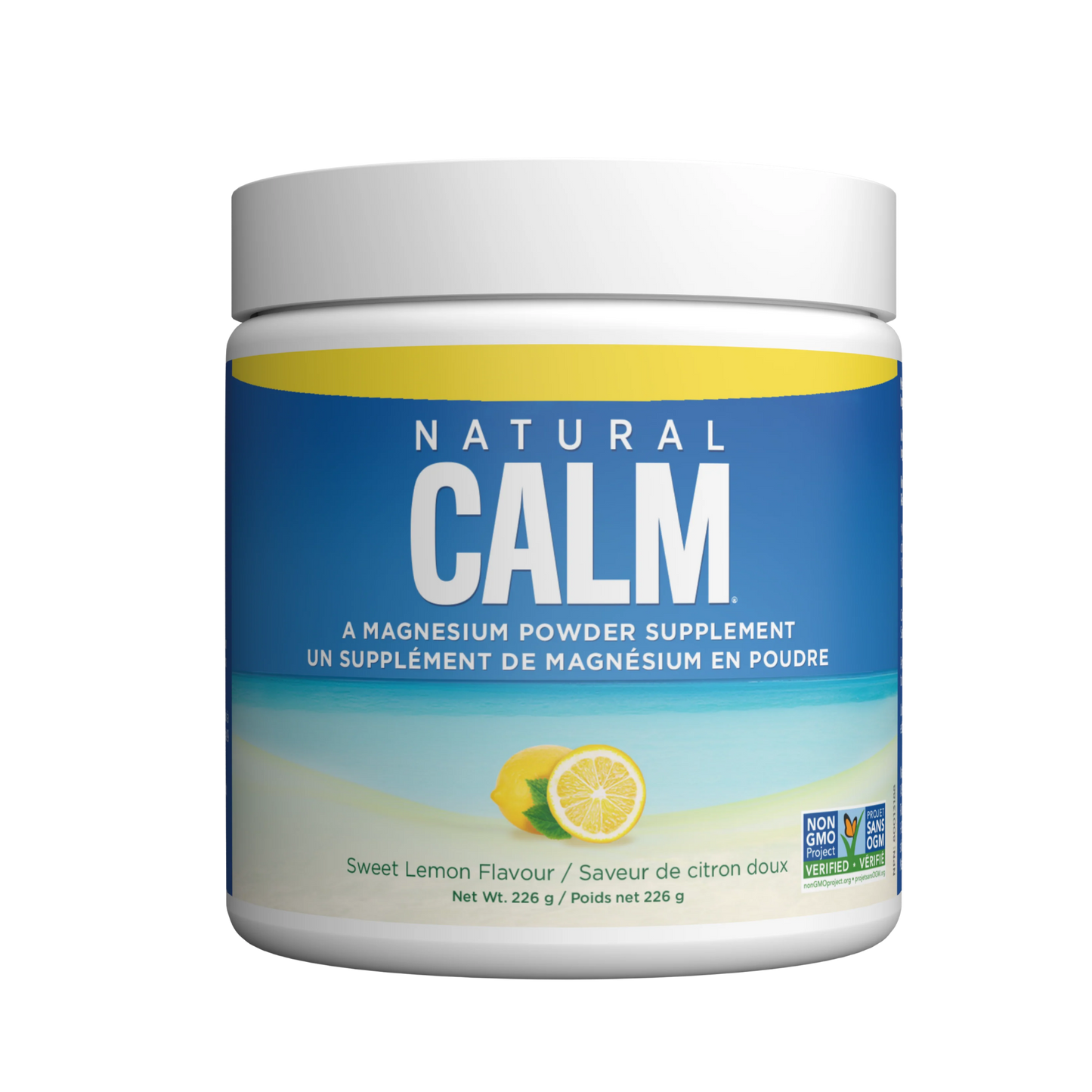 Natural Calm Magnesium Powder Sweet Lemon 226 g
