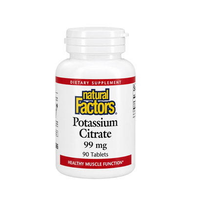 Natural Factors Potassium Citrate 99 mg 180 Tablets