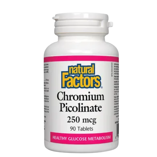 Natural Factors Chromium 250mcg 90 Tablets