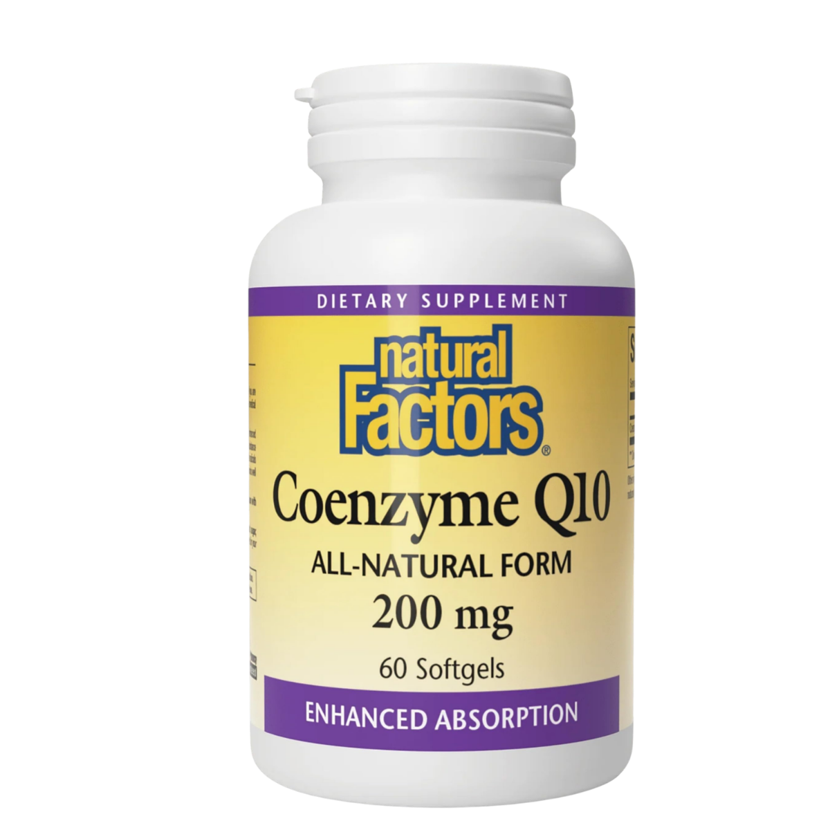 Natural Factors CoQ10 200mg 60 Softgels