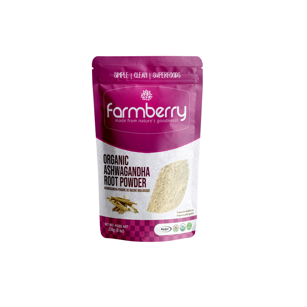 Farmberry Organic Ashwagandha Root Powder 230 g
