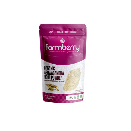 Farmberry Organic Ashwagandha Root Powder 230 g