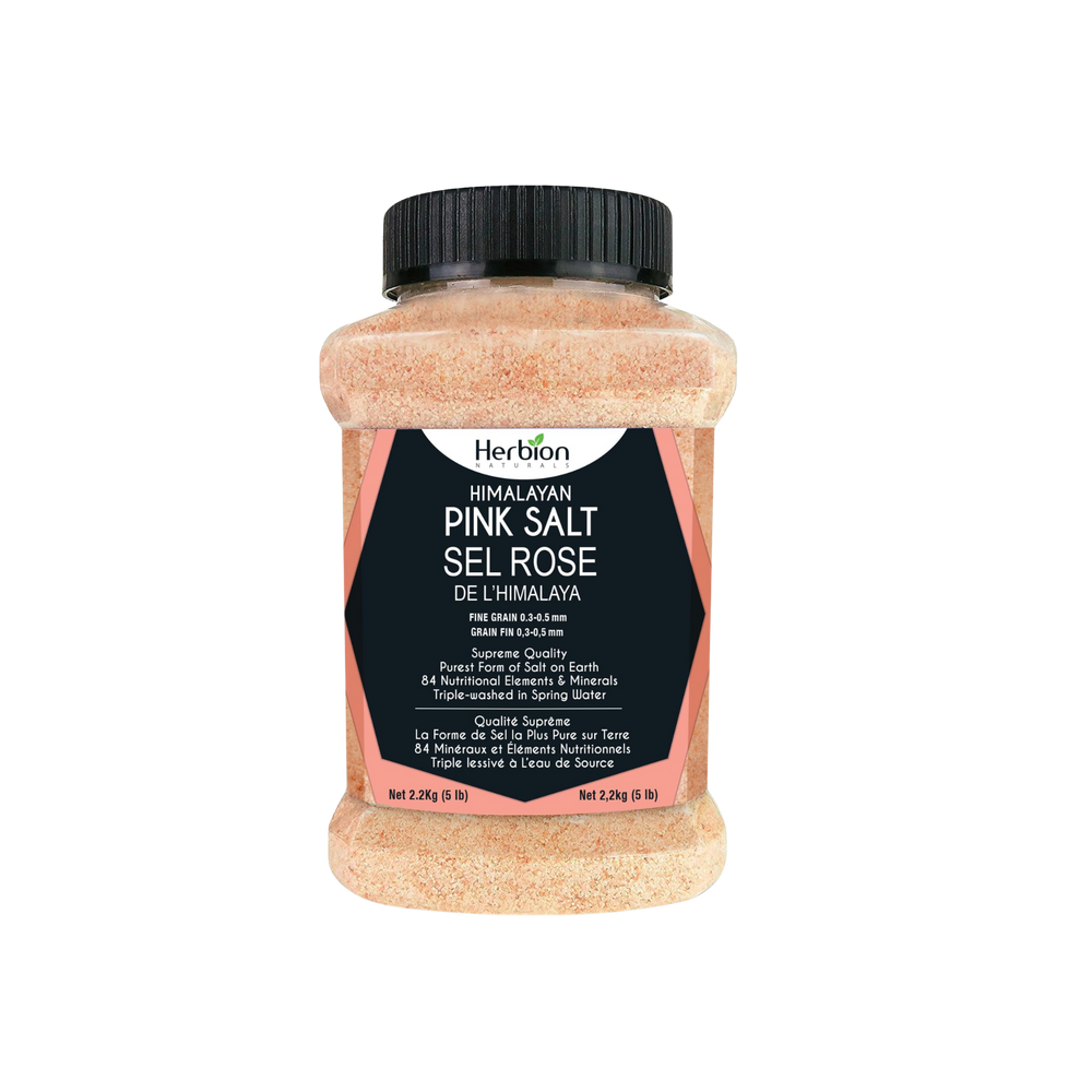 Herbiot Himalayan Pink Salt Fine Ground 5 lb