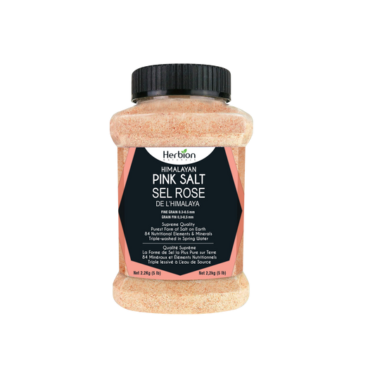 Herbiot Himalayan Pink Salt Fine Ground 5 lb