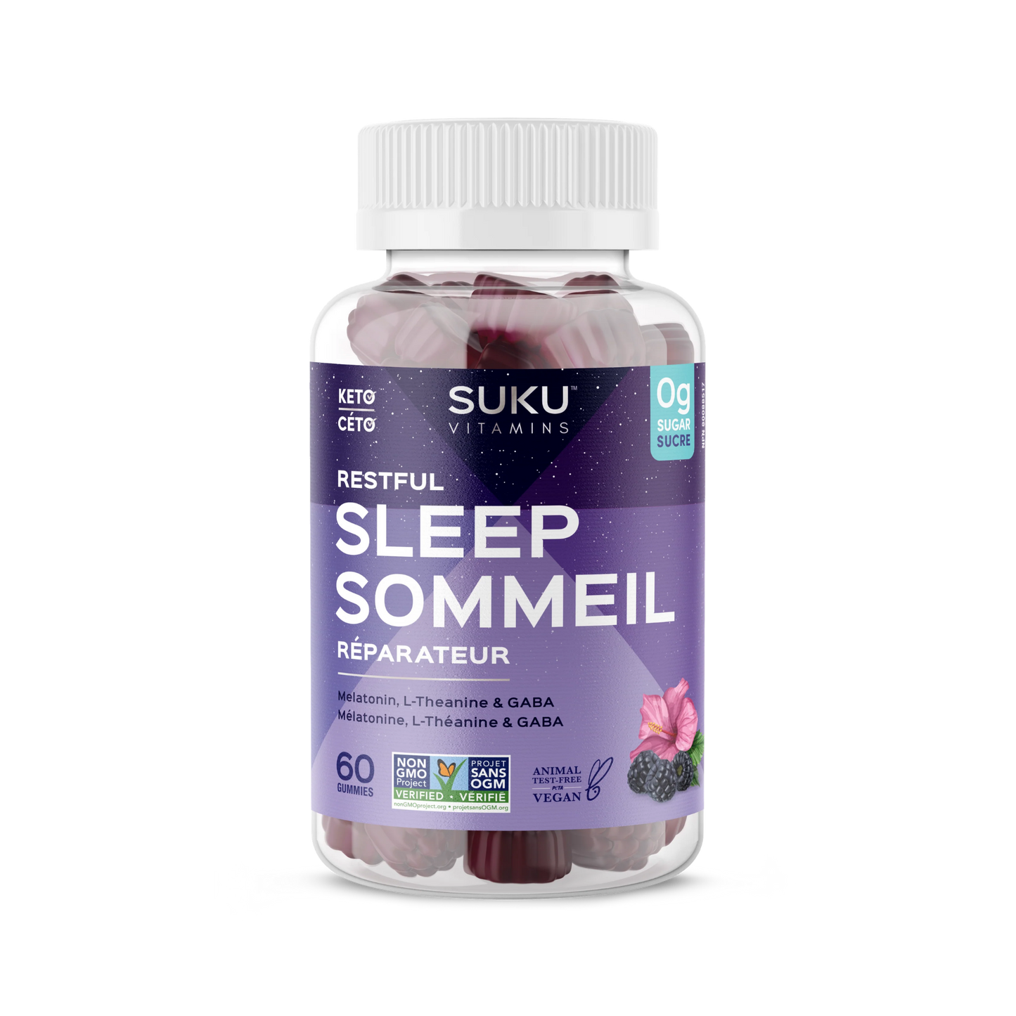 SUKU Restful Sleep Gummies 60 Gummies