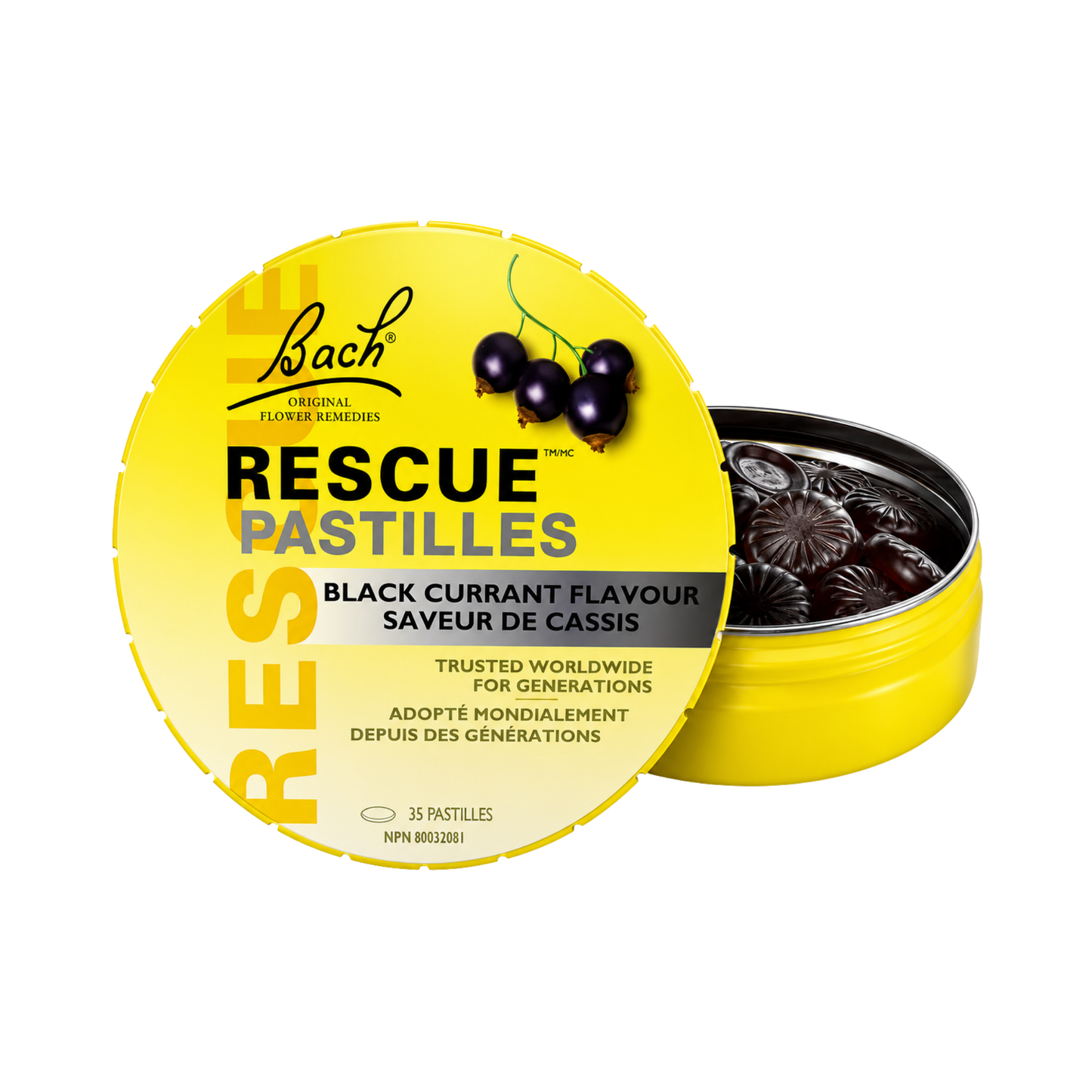 Bach Rescue Remedy Pastilles Black Currant 35 Pastillies