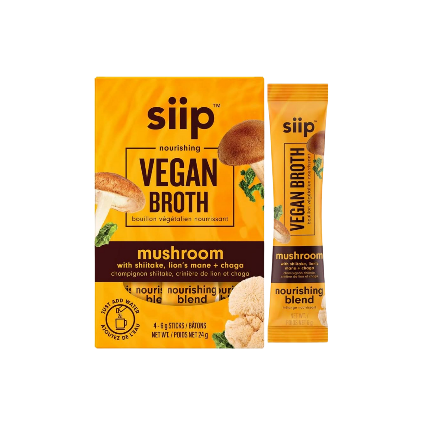 SIIP Nourishing Vegan Broth Mushroom