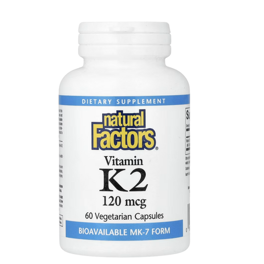 Natural Factors Vitamin K 120 mcg 60 Capsules
