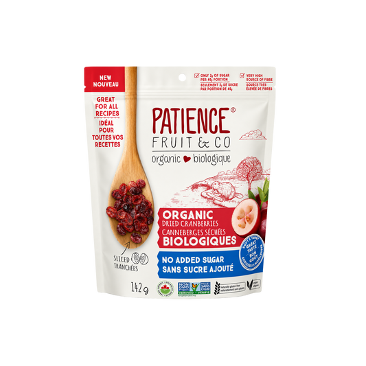 Patience Fruit Co Organic Dried Cranberries 142 g
