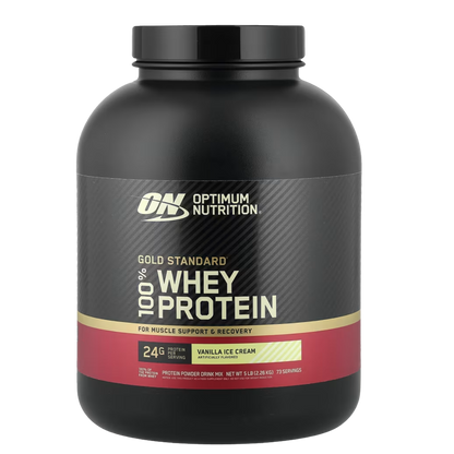 Optimum Nutrition Gold Standard Whey Vanilla Ice Cream 5 lb