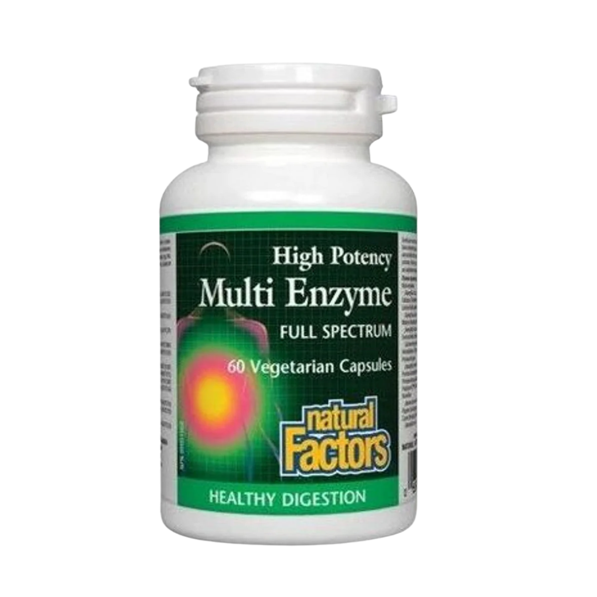 Natural Factors High Potency Multi-Enzyme 60 Capsules