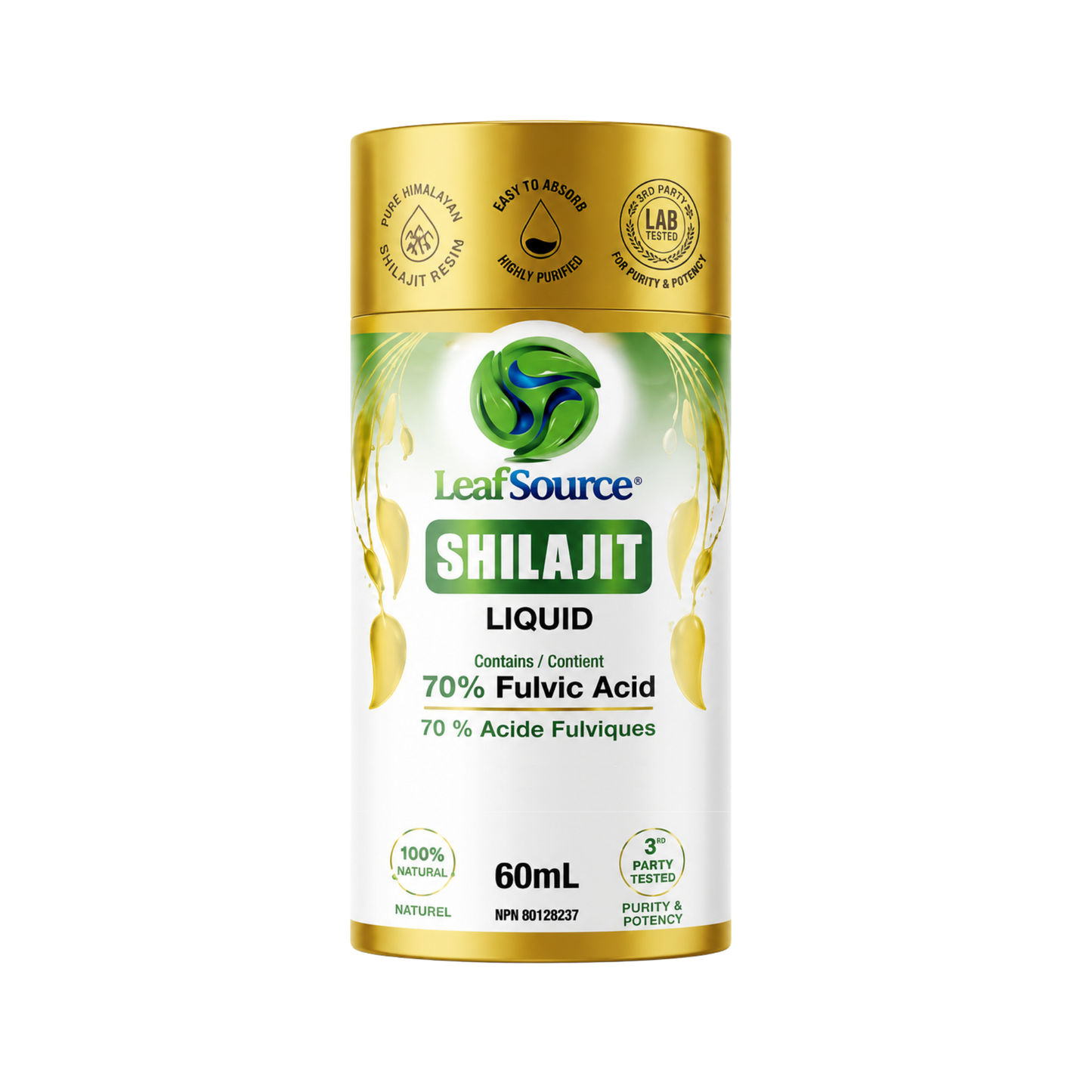 LeafSource Shilajit Liquid 60 mL