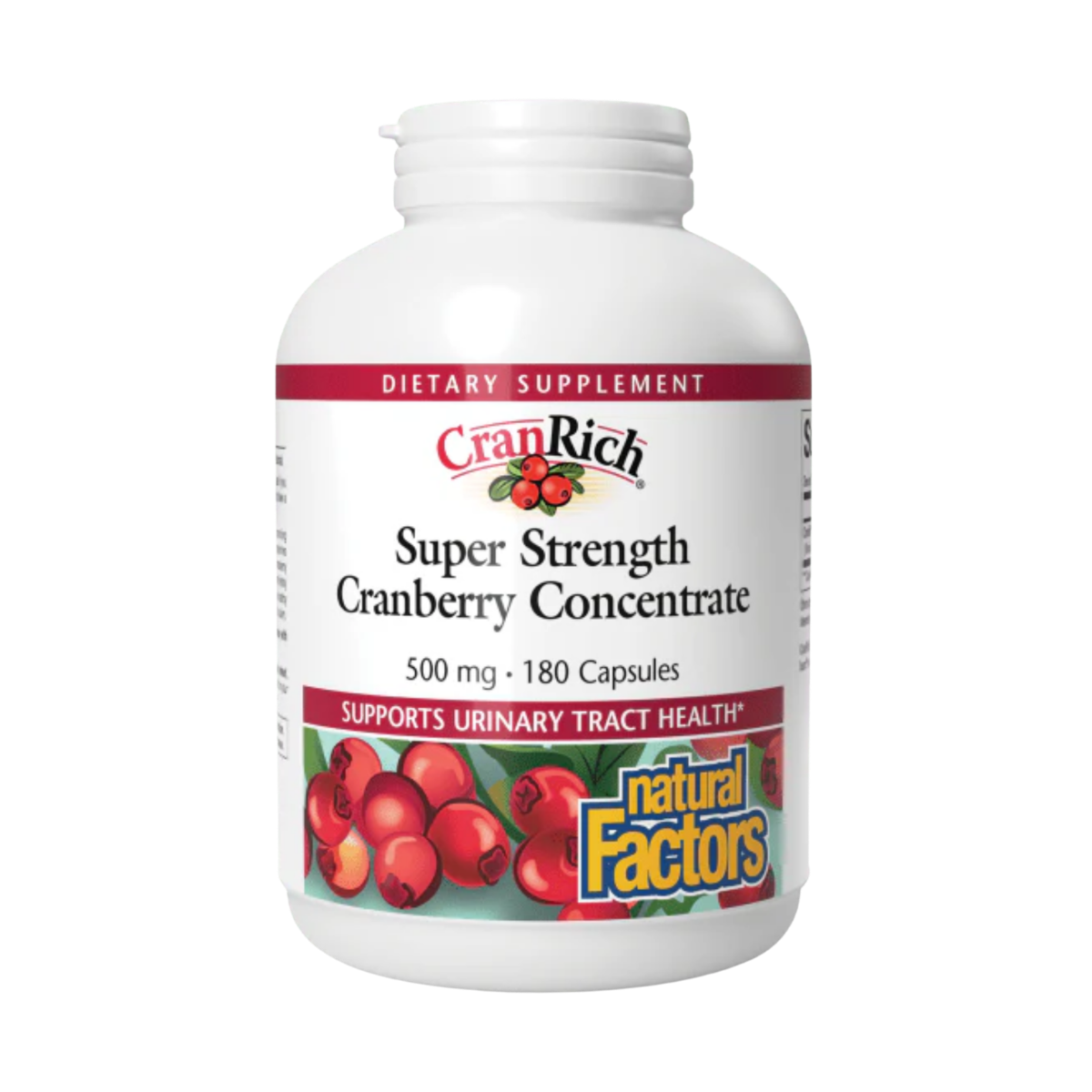 Natural Factors CranRich 500mg 180 Capsules