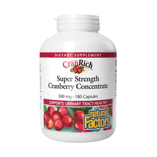 Natural Factors CranRich 500mg 180 Capsules