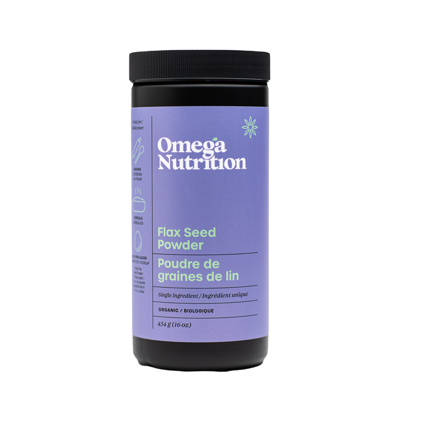 Omega Nutrition Organic Flaxseed Powder 454 g