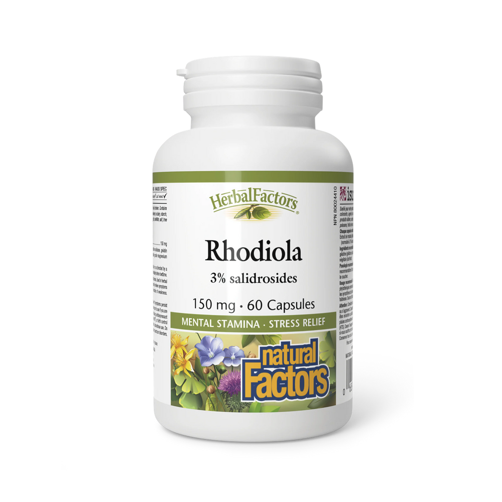 Natural Factors Rhodiola 150 mg 60 Capsules