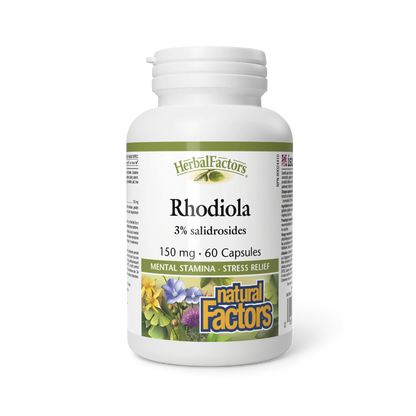Natural Factors Rhodiola 150 mg 60 Capsules