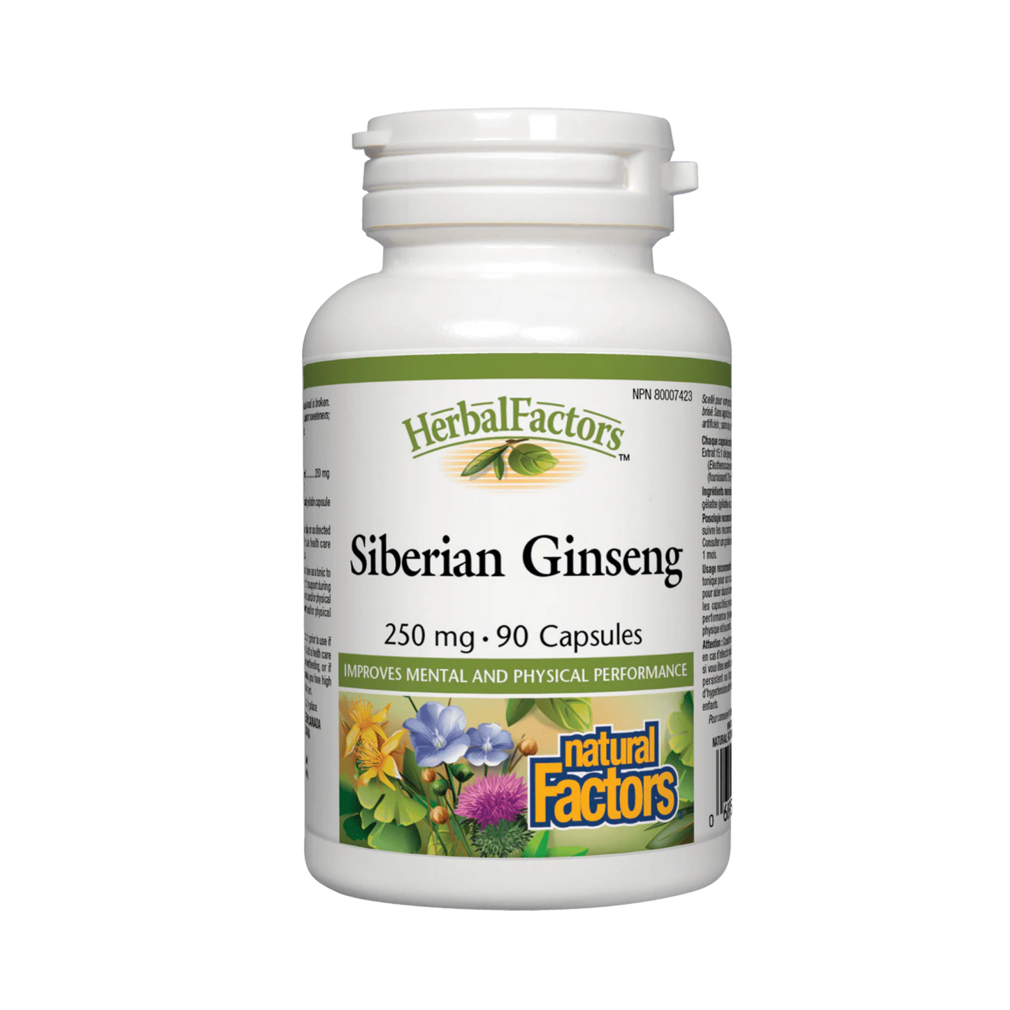 Natural Factors Siberian Ginseng 250 mg 90 Capsules