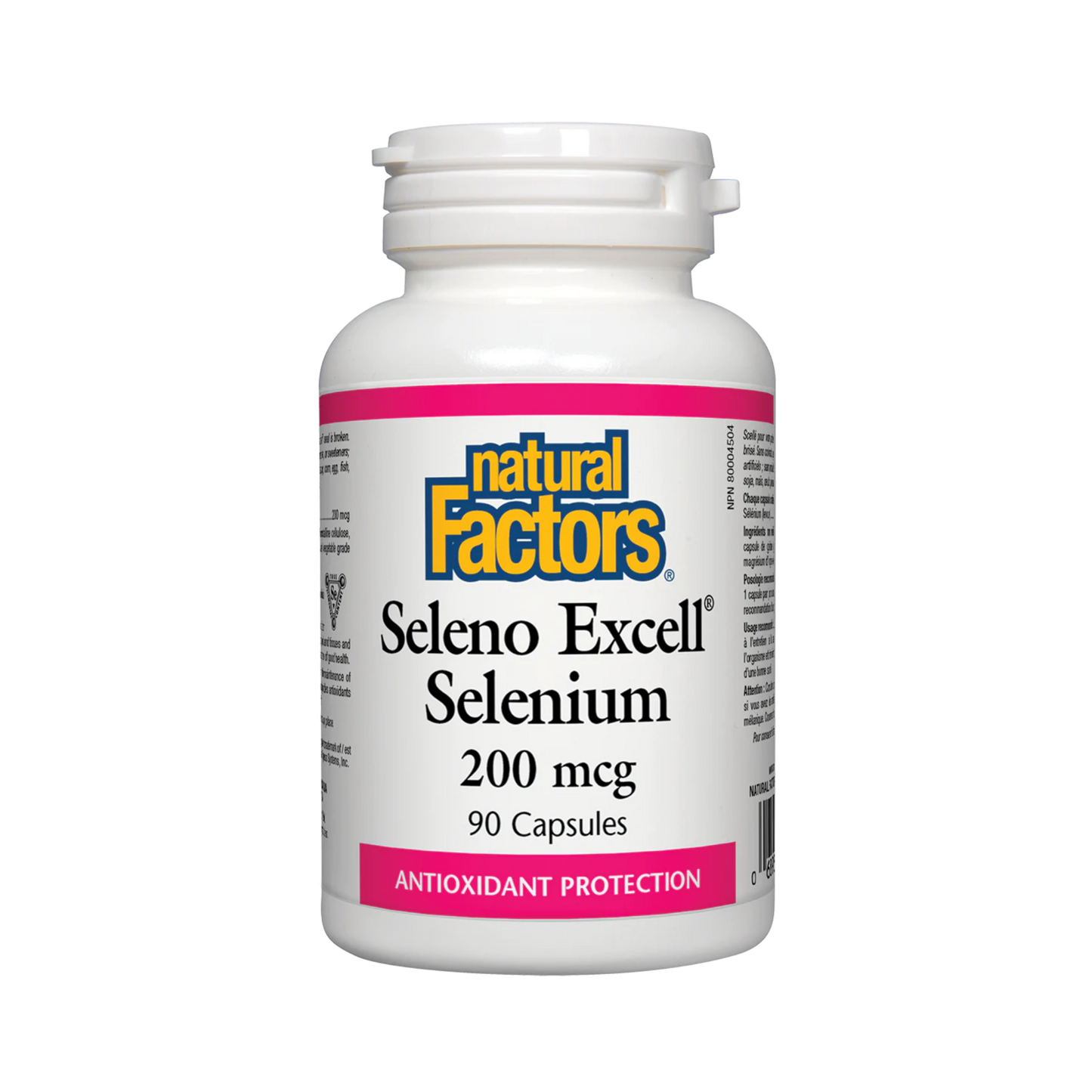 Natural Factors SelenoExcell Selenium 200 mcg 90 Capsules